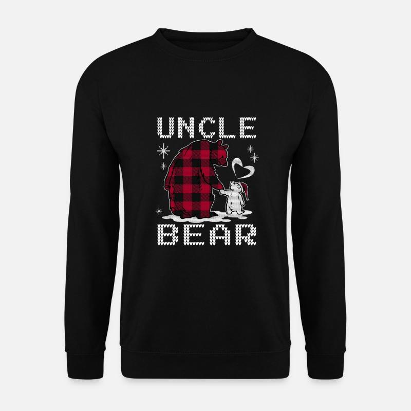 Uncle Bear - Unisex Sweatshirt - black