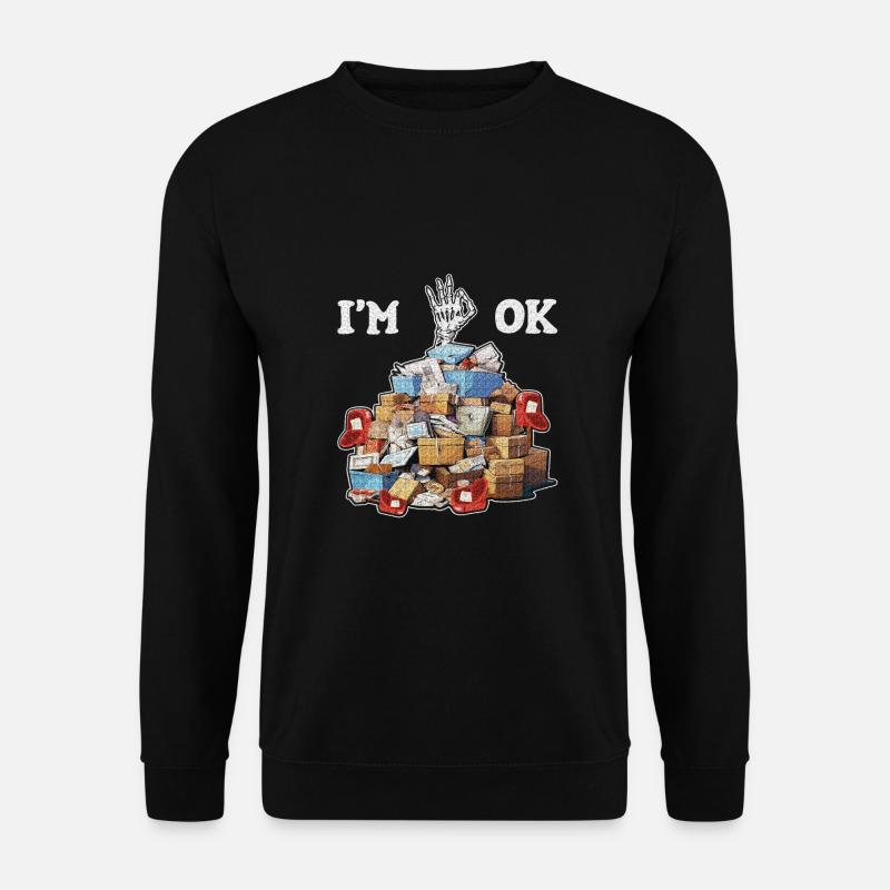 I'm Ok - Unisex Sweatshirt - black