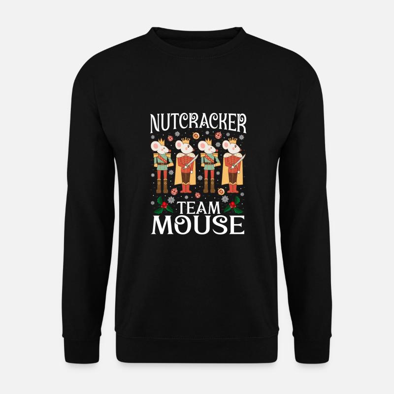Nutcracker Team Mouse - Unisex Pullover - Schwarz