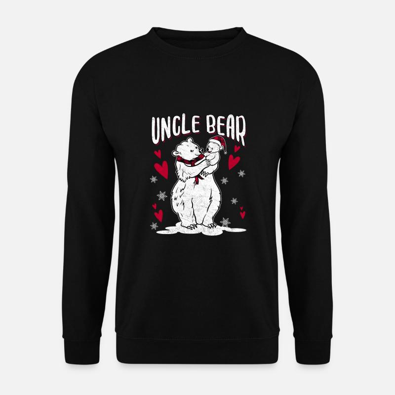 Uncle Bear - Unisex Sweatshirt - black