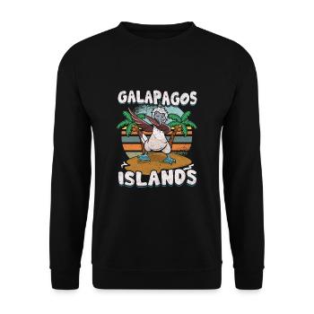 Galapagos Islands - Unisex Sweatshirt - black - Front - Alina (178cm) & Michal (187cm)