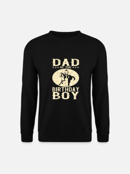 Dad Of The Birthday Boy - Unisex Pullover - Schwarz