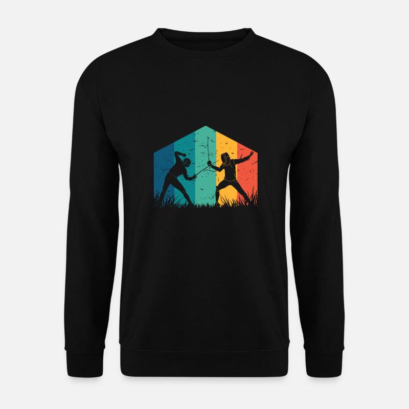 Fechten Sport - Unisex Pullover - Schwarz