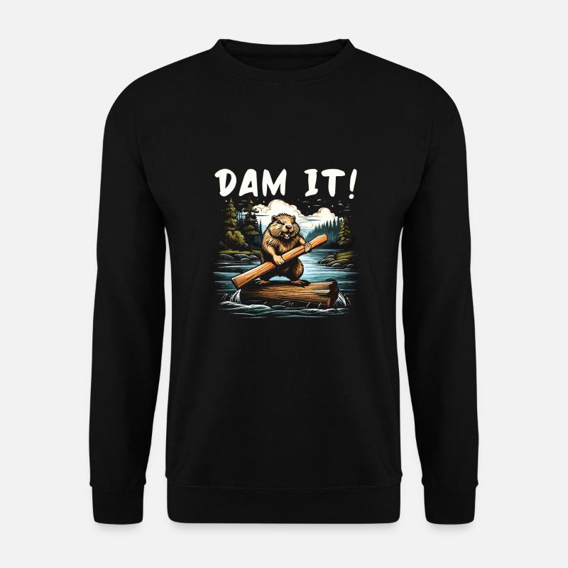 Dam It - Unisex Sweatshirt - black