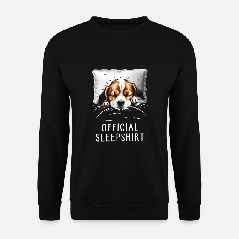 Beagle Official Sleepshirt - Unisex Sweatshirt - black