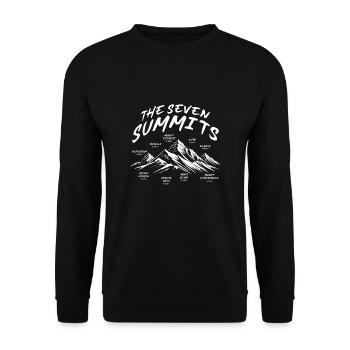 7 Summits - Unisex Pullover - Schwarz - Vorne - Alina (178cm) & Michal (187cm)