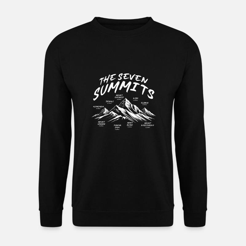 7 Summits - Unisex Pullover - Schwarz