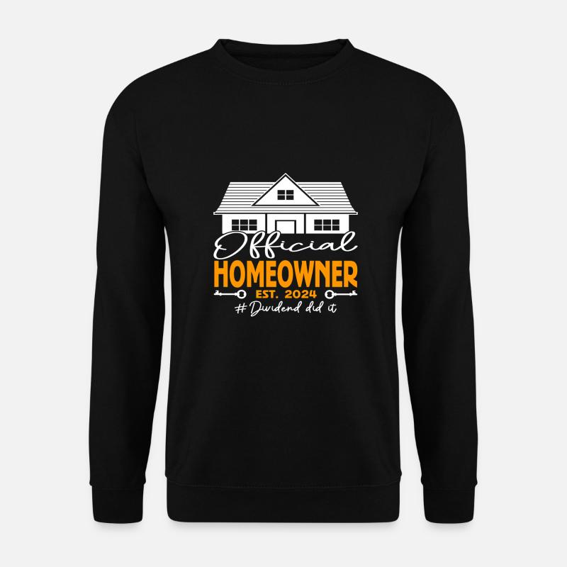 Official Homeowner EST.2024 Dividend - Unisex Sweatshirt - black