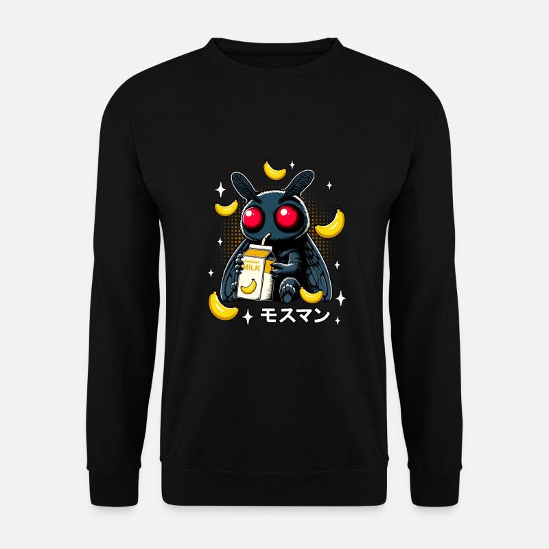 Mothman Bananen Milchshake - Unisex Pullover - Schwarz