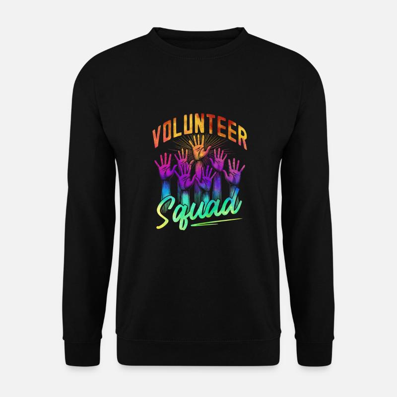 Escouade de bénévoles - Sweat-shirt Unisexe - noir