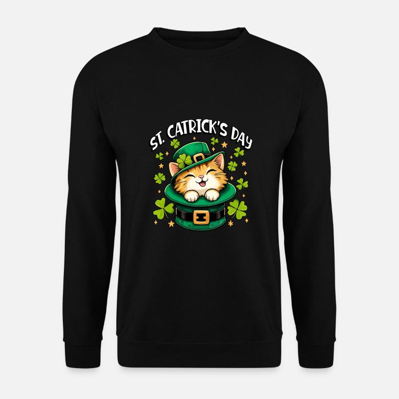 St. Catrick's Day - Unisex Sweatshirt - black