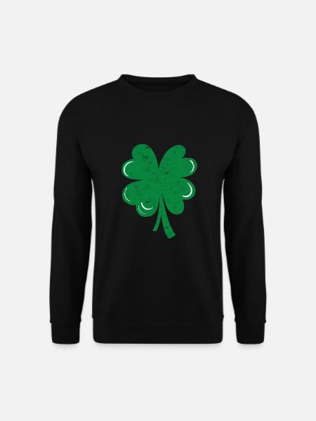 Four-leaf clover - Unisex Sweatshirt - black