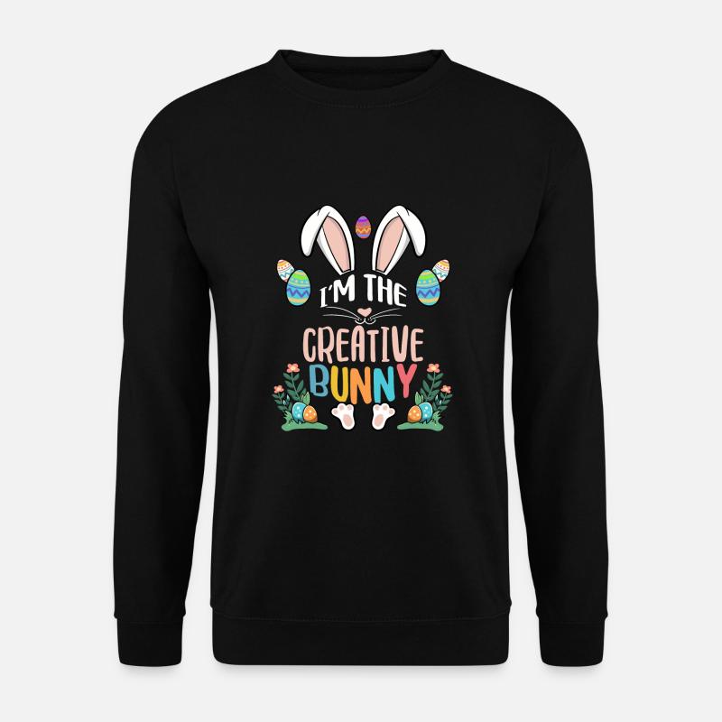 I'm The Creative Bunny - Unisex Pullover - Schwarz