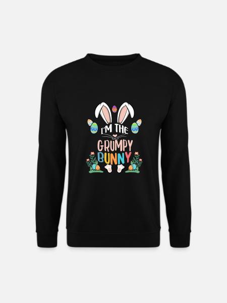 I'm The Grumpy Bunny - Unisex Sweatshirt - black