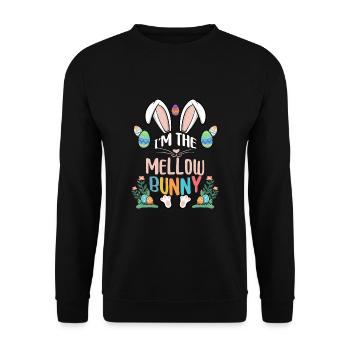 Je suis le lapin moelleux - Sweat-shirt Unisexe - noir - Devant - Alina (178cm) & Michal (187cm)