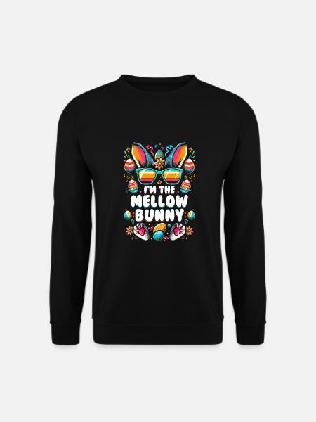 I'm The Mellow Bunny - Unisex Sweatshirt - black