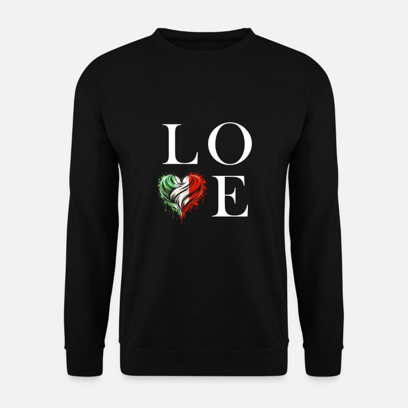 Love Italy - Unisex Sweatshirt - black
