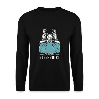 Wendigo Official Sleepshirt - Unisex Pullover - Schwarz - Vorne - Alina (178cm) & Michal (187cm)