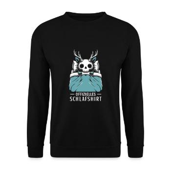 Offizielles Schlafshirt Wendigo - Unisex Pullover - Schwarz - Vorne - Alina (178cm) & Michal (187cm)