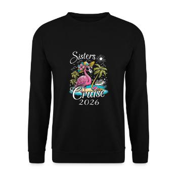 Sisters Cruise 2026 - Unisex Sweatshirt - black - Front - Alina (178cm) & Michal (187cm)