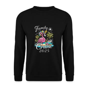 Family Cruise 2025 - Unisex Pullover - Schwarz - Vorne - Alina (178cm) & Michal (187cm)
