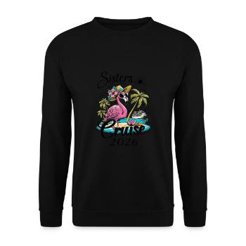 Sisters Cruise 2026 - Unisex Pullover - Schwarz - Vorne - Alina (178cm) & Michal (187cm)