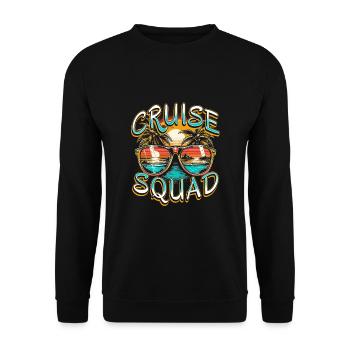 Cruise Squad - Unisex Pullover - Schwarz - Vorne - Alina (178cm) & Michal (187cm)