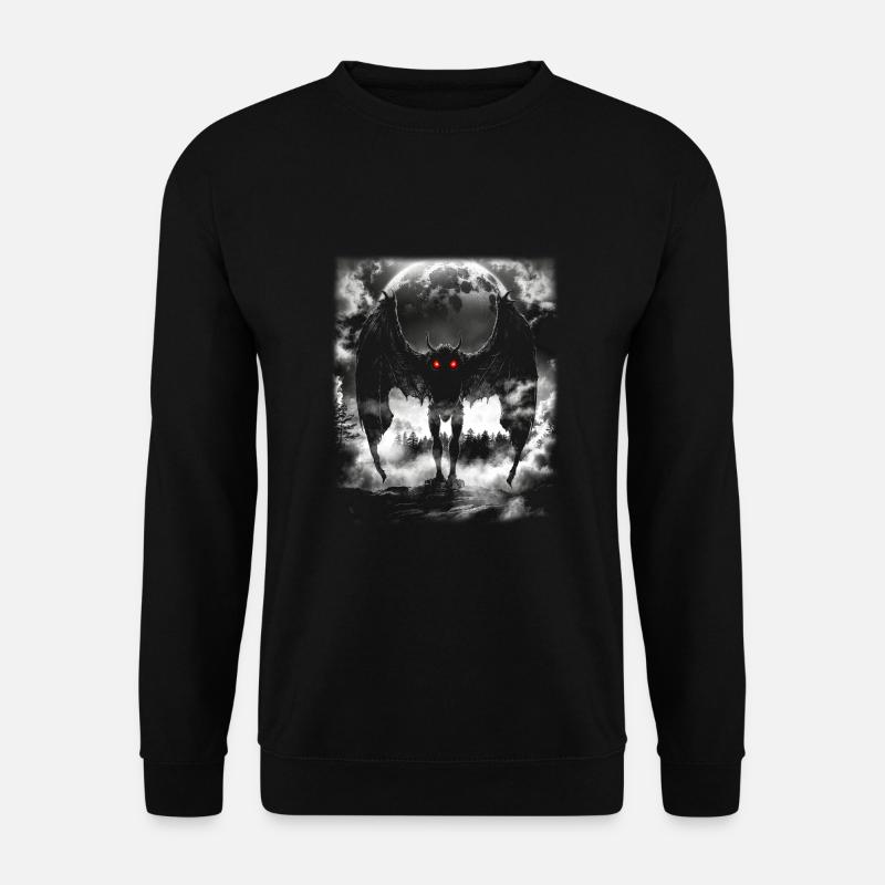 Mothman Mythical Creature - Unisex Sweatshirt - black
