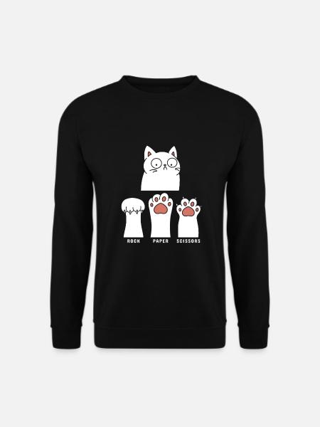 Rock Paper Scissors - Unisex Sweatshirt - black