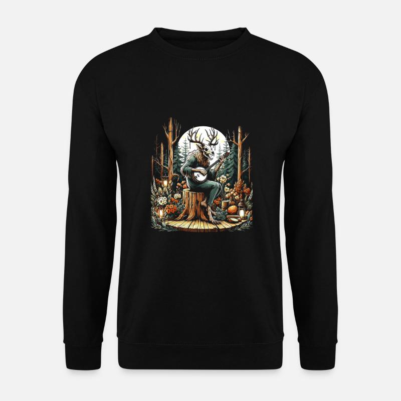 Cottagecore Aesthetic Wendigo - Unisex Pullover - Schwarz