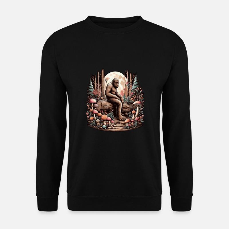 Bigfoot Introvertiert - Unisex Pullover - Schwarz