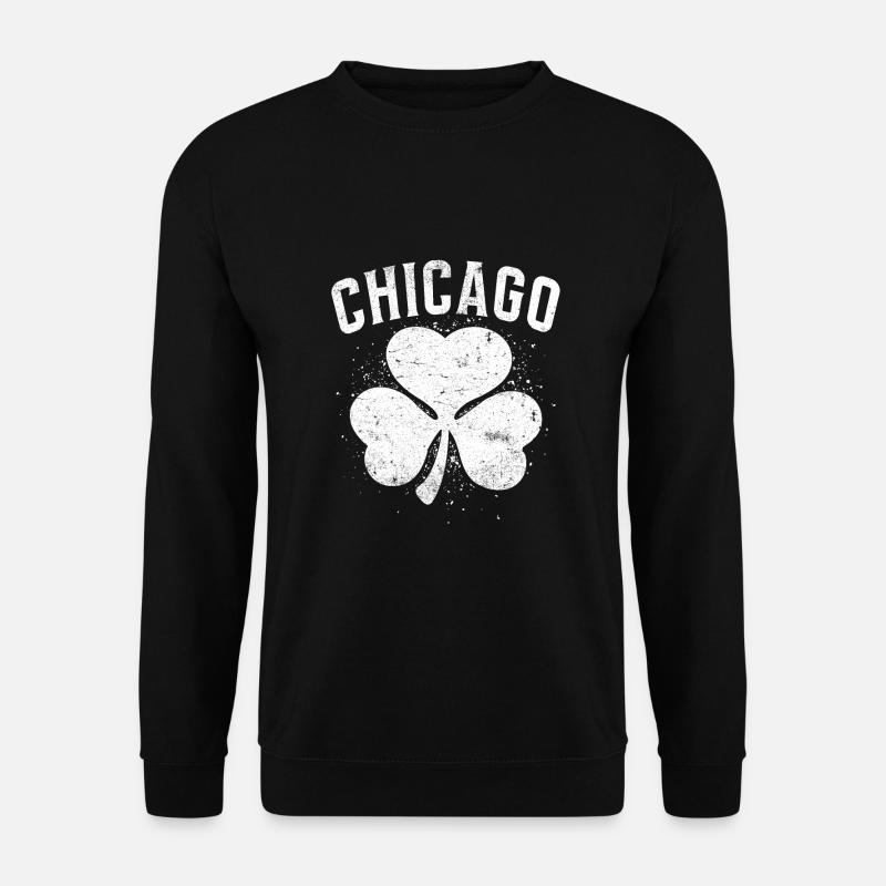 Kleeblatt Chicago - Unisex Pullover - Schwarz