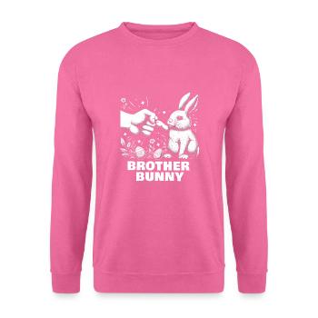 Frère Lapin - Sweat-shirt Unisexe - rose - Devant