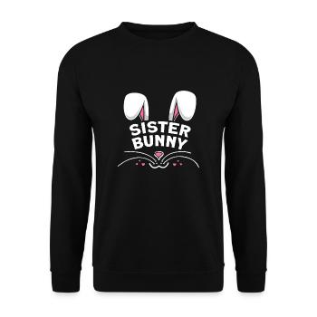 Sœur Bunn - Sweat-shirt Unisexe - noir - Devant - Alina (178cm) & Michal (187cm)