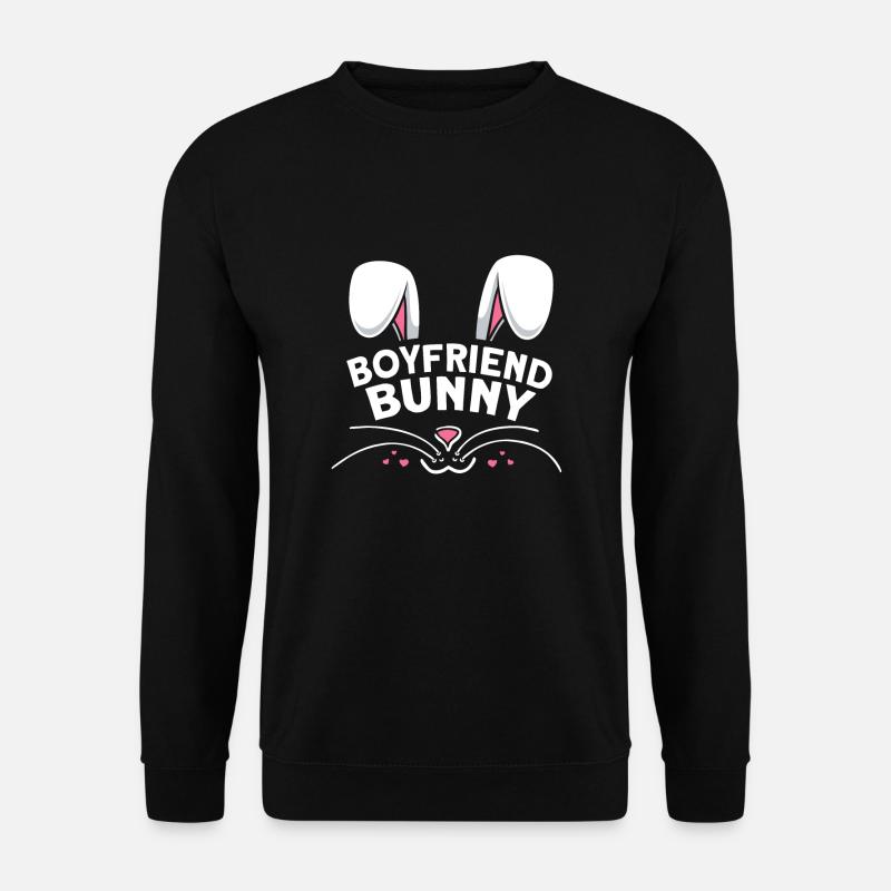Boyfriend Bunny - Unisex Pullover - Schwarz