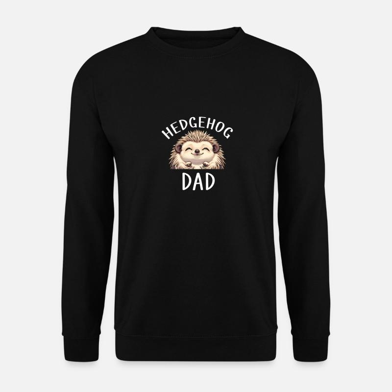 Hedgehog Dad - Unisex Sweatshirt - black