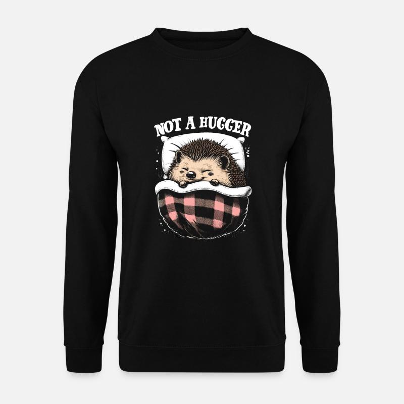 Pas un câlin - Sweat-shirt Unisexe - noir