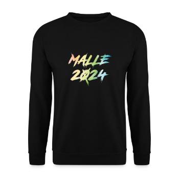 Malle 2024 - Unisex Pullover - Schwarz - Vorne - Alina (178cm) & Michal (187cm)