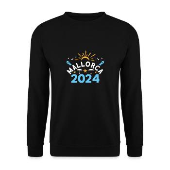 Mallorca 2024 - Unisex Sweatshirt - black - Front - Alina (178cm) & Michal (187cm)