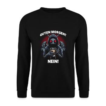 Bonjour Non - Sweat-shirt Unisexe - noir - Devant - Alina (178cm) & Michal (187cm)