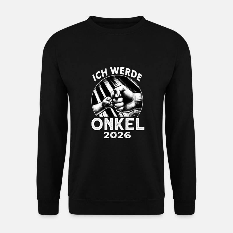 Ich werde Onkel 2026 - Unisex Pullover - Schwarz