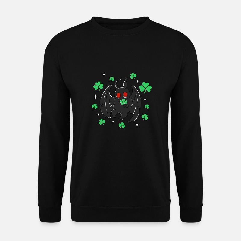 Mothman Shamrock - Unisex Sweatshirt - black