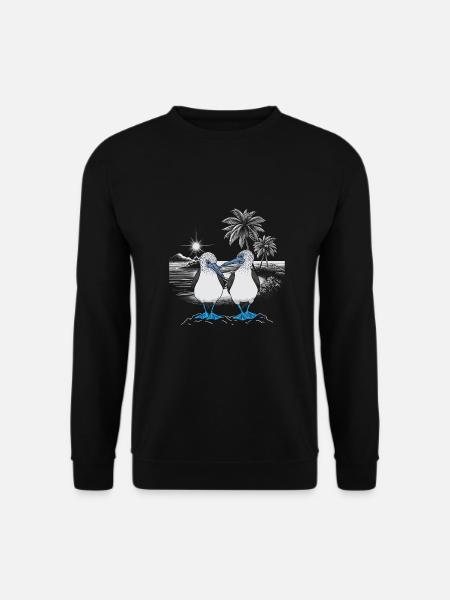 Blaufußtölpel - Unisex Pullover - Schwarz