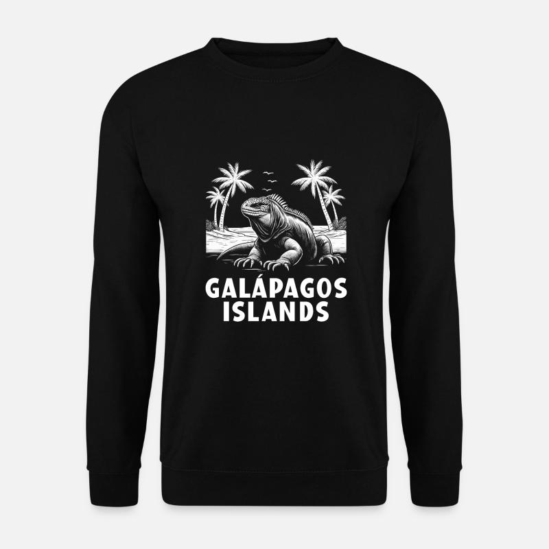 Marine Iguana Galápagos Islands - Unisex Sweatshirt - black