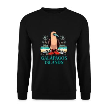 Galapagos Islands - Unisex Sweatshirt - black - Front - Alina (178cm) & Michal (187cm)