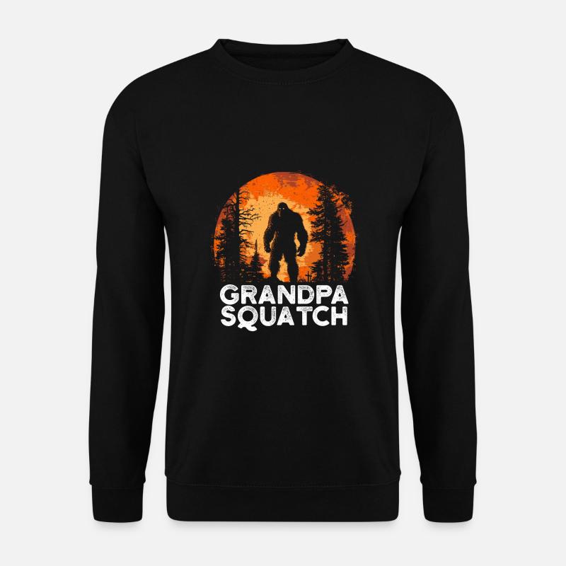 Grandpa Squatch - Unisex Sweatshirt - black