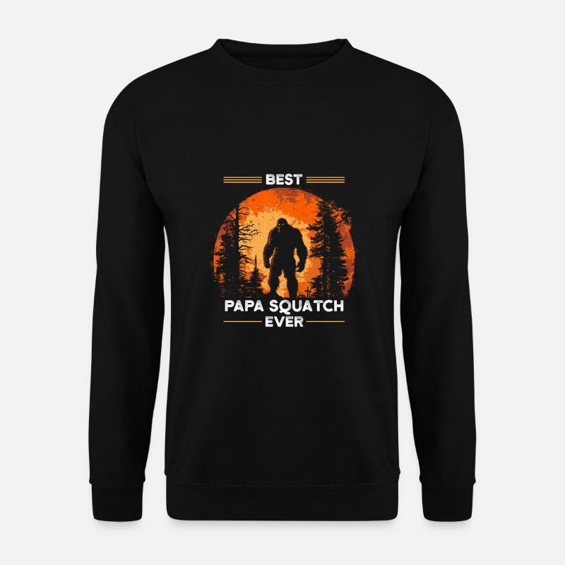 Best Papa Squatch Ever - Unisex Pullover - Schwarz