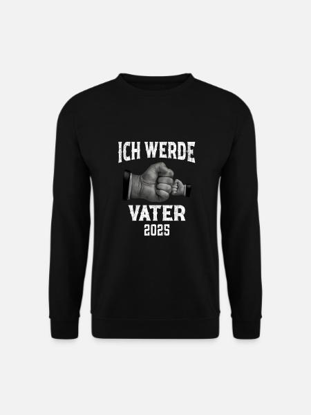 Ich werde Vater 2025 - Unisex Pullover - Schwarz