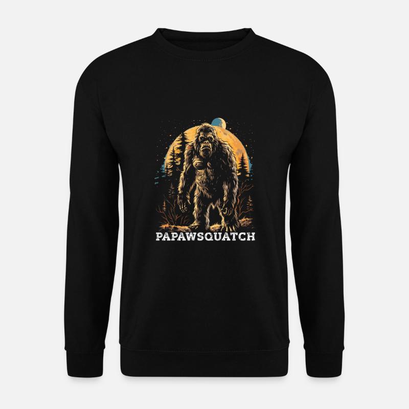 Papaw Squatch - Unisex Pullover - Schwarz