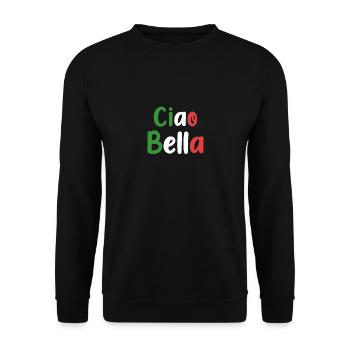Ciao Bella - Unisex Pullover - Schwarz - Vorne - Alina (178cm) & Michal (187cm)